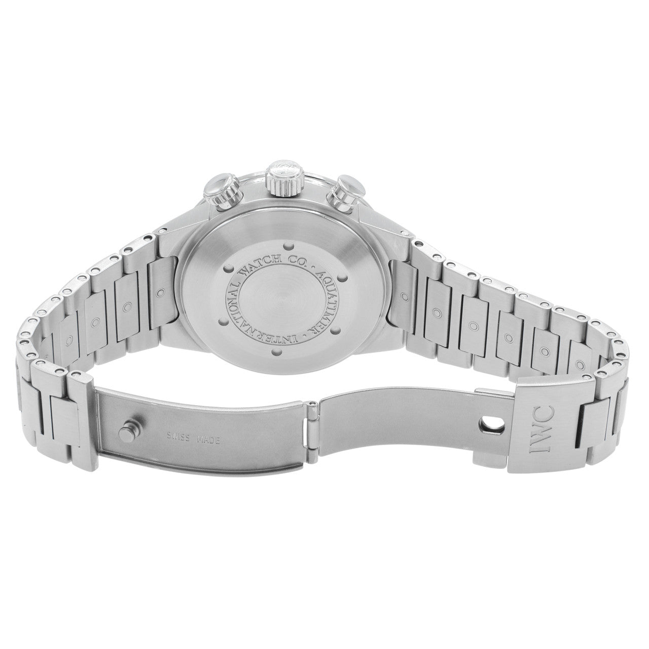 Exclusive IWC Stainless Steel Aquatimer Chronograph IW371928 — Top View