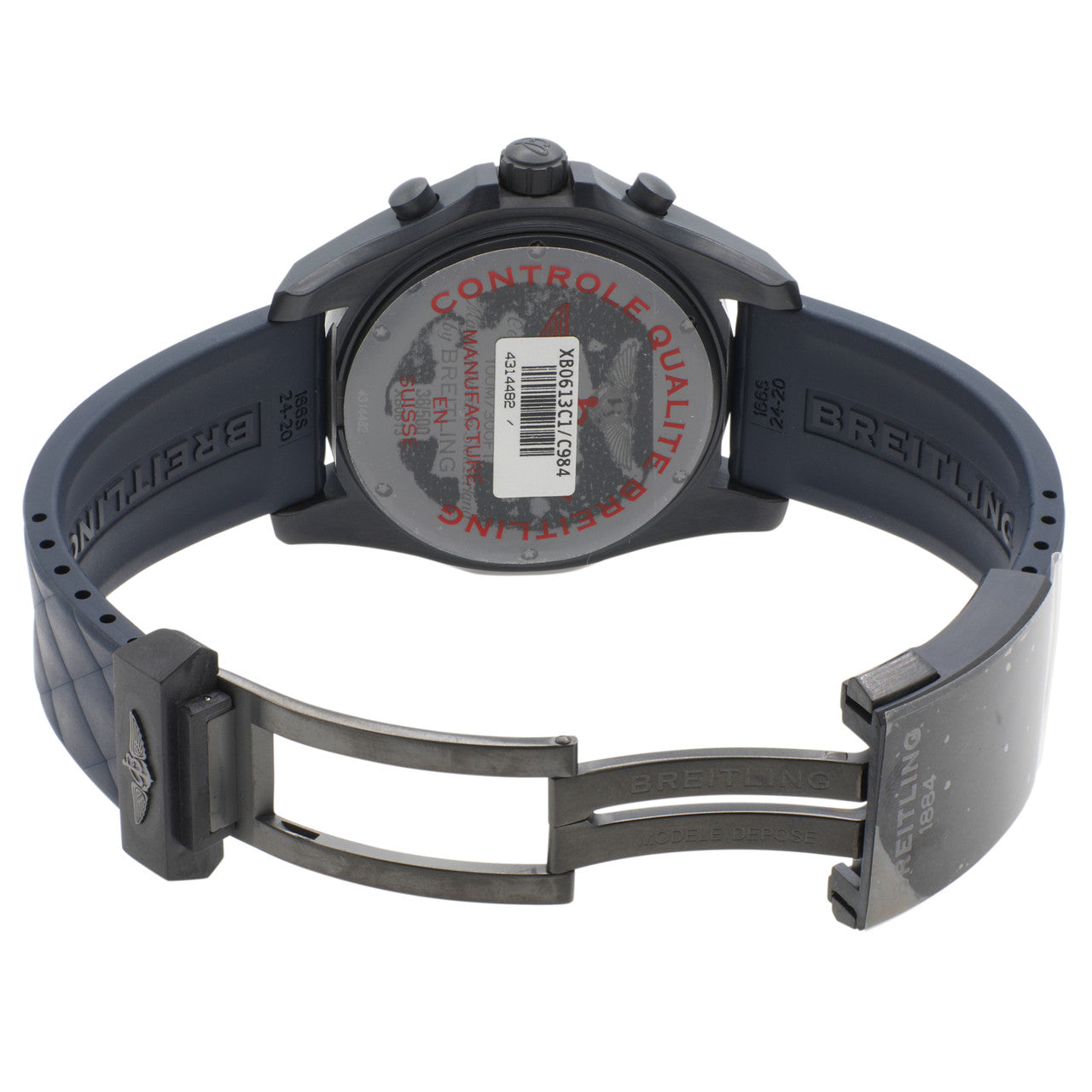 Exclusive Breitling Bentley GT Dark Sapphire XB0613C1/C984 — Back View