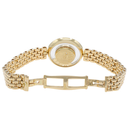 Exclusive Chopard 18K Yellow Gold Happy Diamond  Watch — Top View