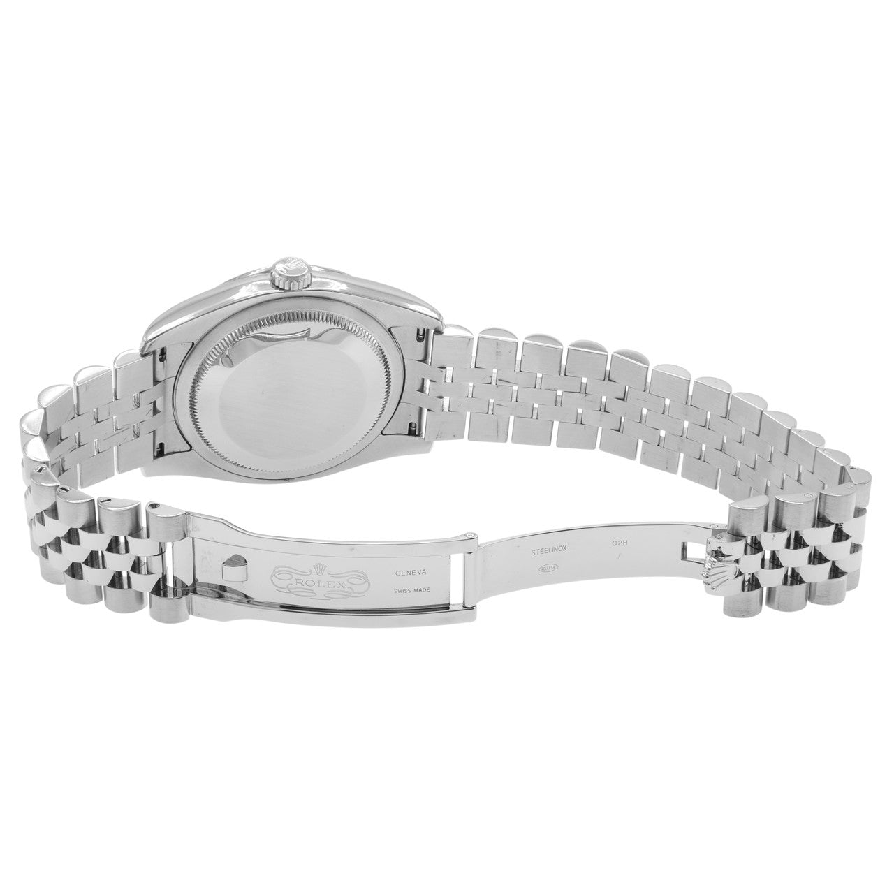 Exclusive Rolex Stainless Steel Diamond Datejust 36  116244 — Top View