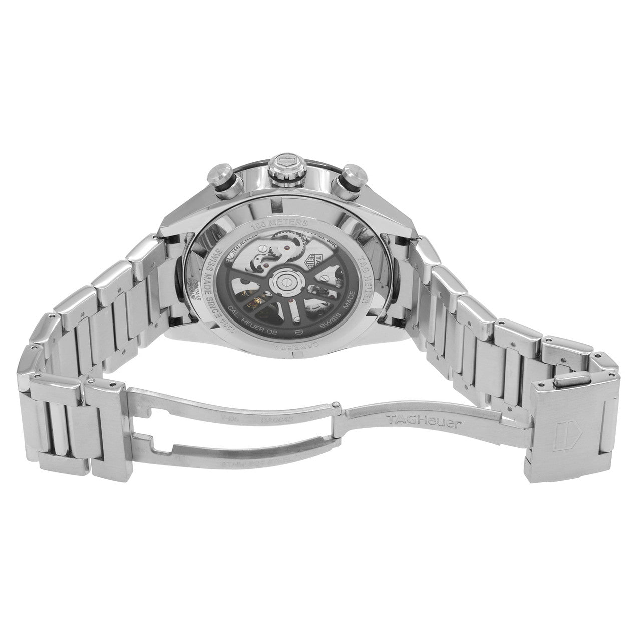 Exclusive Tag Heuer Stainless Steel Carrera Chronograph CBN2A1B.BA0643 — Top View