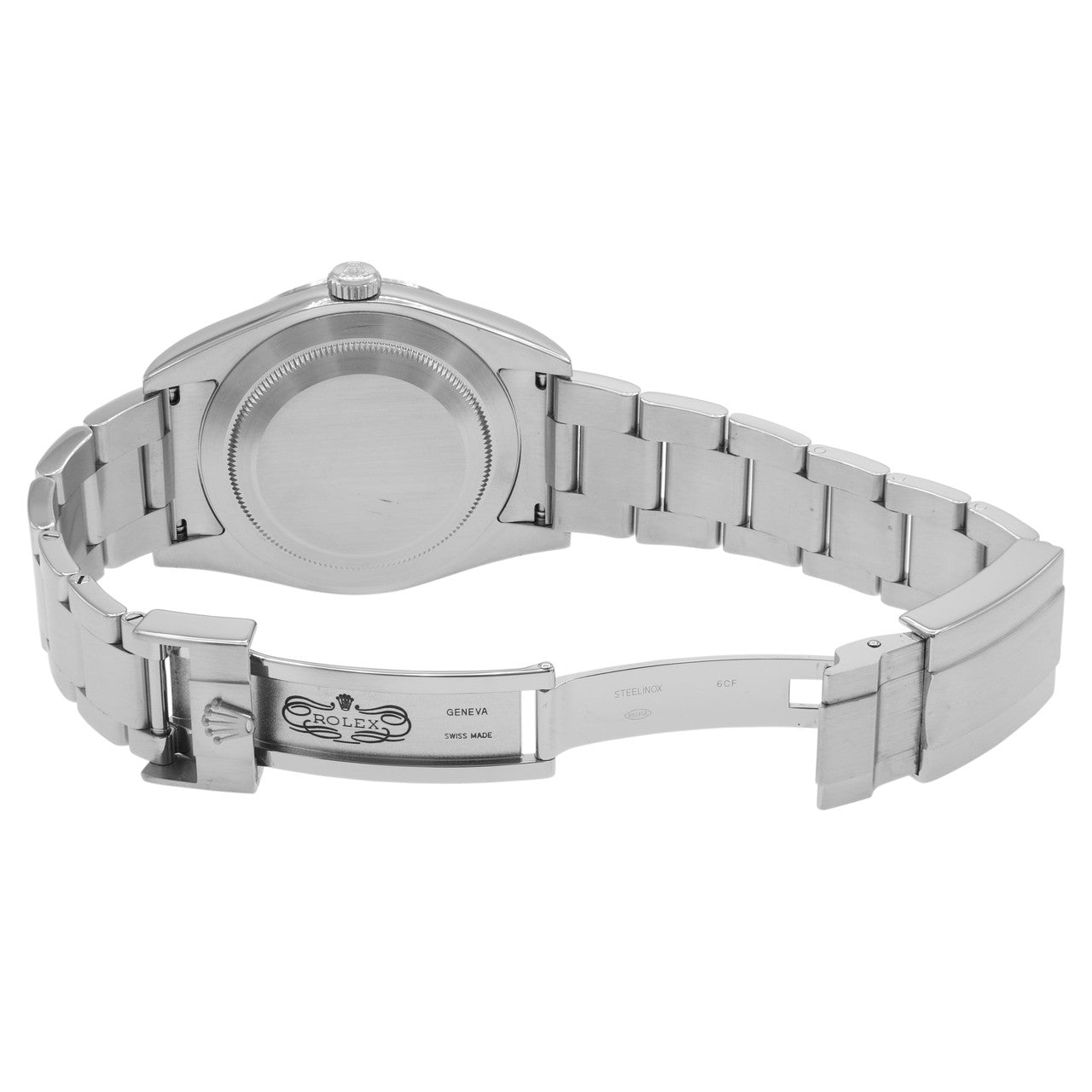 Exclusive Rolex Stainless Steel Explorer 39 214270 — Top View