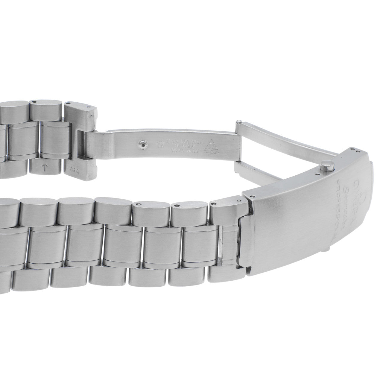 Exclusive Omega Stainless Steel Seamaster 300M GMT 2538.20.00 — Top View