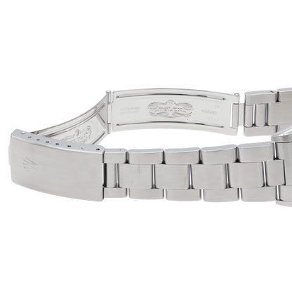 Exclusive Rolex Stainless Steel White Gold Oyster Perpetual 31 67514 — Detail View
