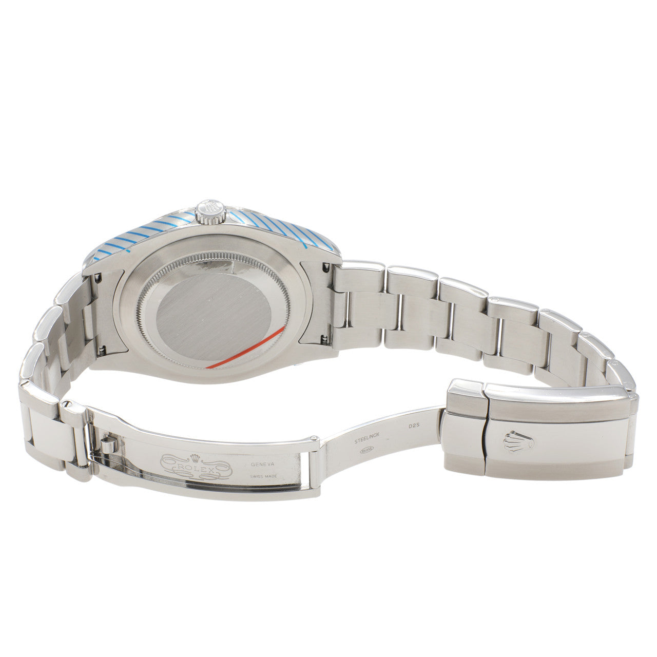 Exclusive Rolex Stainless Steel 18K White Gold Datejust  II 116334 — Top View