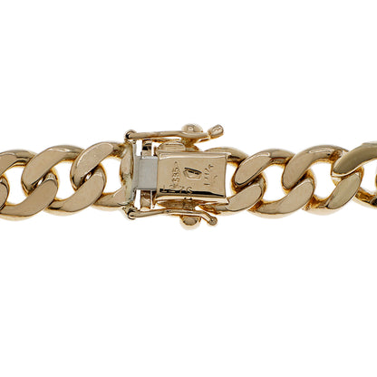 Exclusive 14K Yellow Gold Ruby Sapphire Emerald Bracelet — Side View