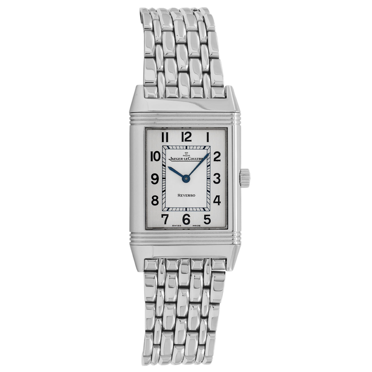 Exclusive Jaeger LeCoultre Stainless Steel Reverso Classic Q2508110 — Front View