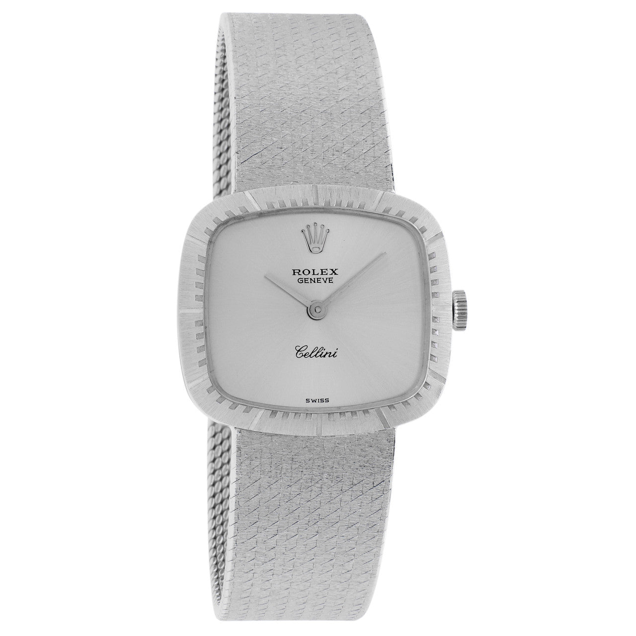 Exclusive Rolex 18K White Gold Cellini 4082 — Front View