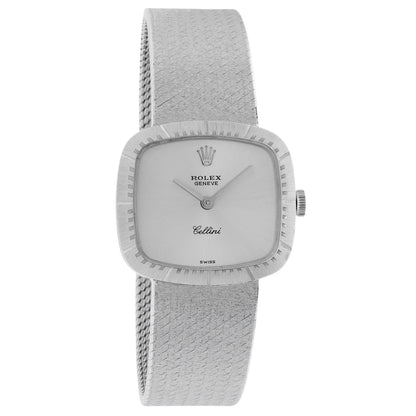 Exclusive Rolex 18K White Gold Cellini 4082 — Front View