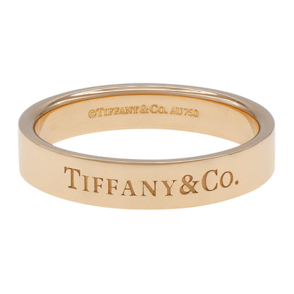 Exclusive Tiffany & Co. 18K Rose Gold Band Ring — Front View