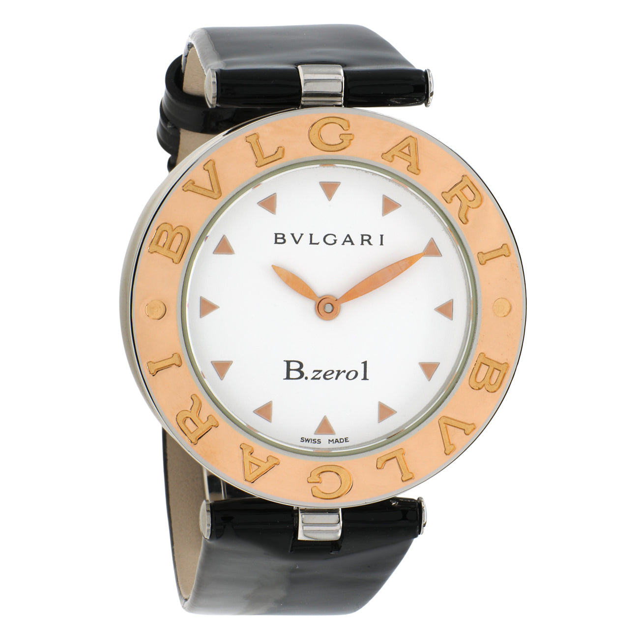 Exclusive Bulgari Stainless Steel B.Zero1 Quartz Watch — Front View