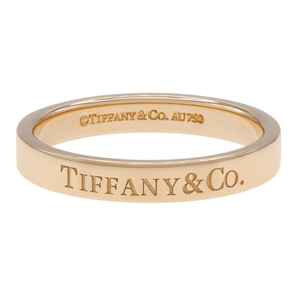 Exclusive Tiffany & Co. 18K Rose Gold Band Ring — Front View