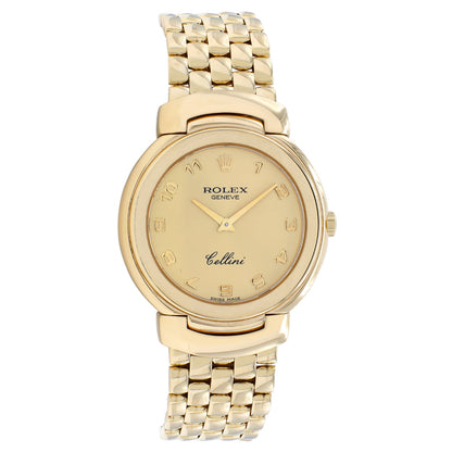 Exclusive Rolex 18K Yellow Gold Cellini 6622 — Front View