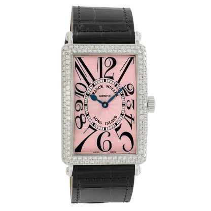 Exclusive Franck Muller 18K White Gold Diamond Long Island 1000 SC D — Front View