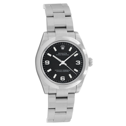 Exclusive Rolex Stainless Steel Oyster Perpetual 31 177200 — Front View