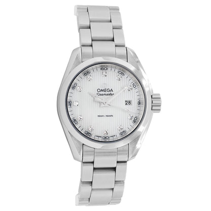 Exclusive Omega Stainless Steel Seamaster Aqua Terra 150M Quartz 231.10.30.60.55.001 — Front View