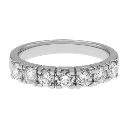 Exclusive Platinum 0.70 Carat Diamond Ring — 4.5 — Front View