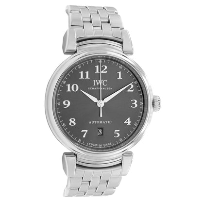 Exclusive IWC Stainless Steel Da Vinci Automatic IW356602 — Front View