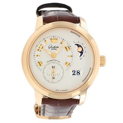 Exclusive Glashutte Original 18K Rose Gold PanoMaticLunar XL 90-02-31-11-05 — Front View