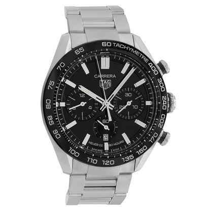 Exclusive Tag Heuer Stainless Steel Carrera Chronograph CBN2A1B.BA0643 — Front View