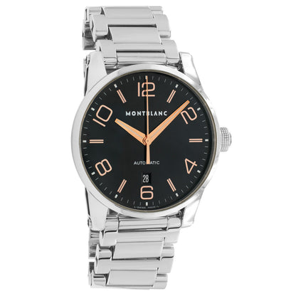 Exclusive Montblanc Stainless Steel Timewalker Automatic — Front View