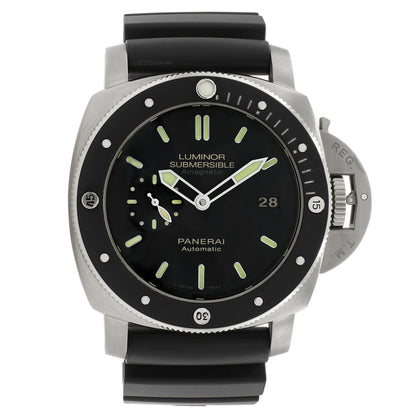Exclusive Panerai Titanium Luminor 1950 Submersible Amagnetic 3 Days PAM00389 — Front View
