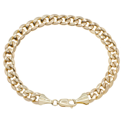 Exclusive 10K Yellow Gold Link Bracelet — Front View