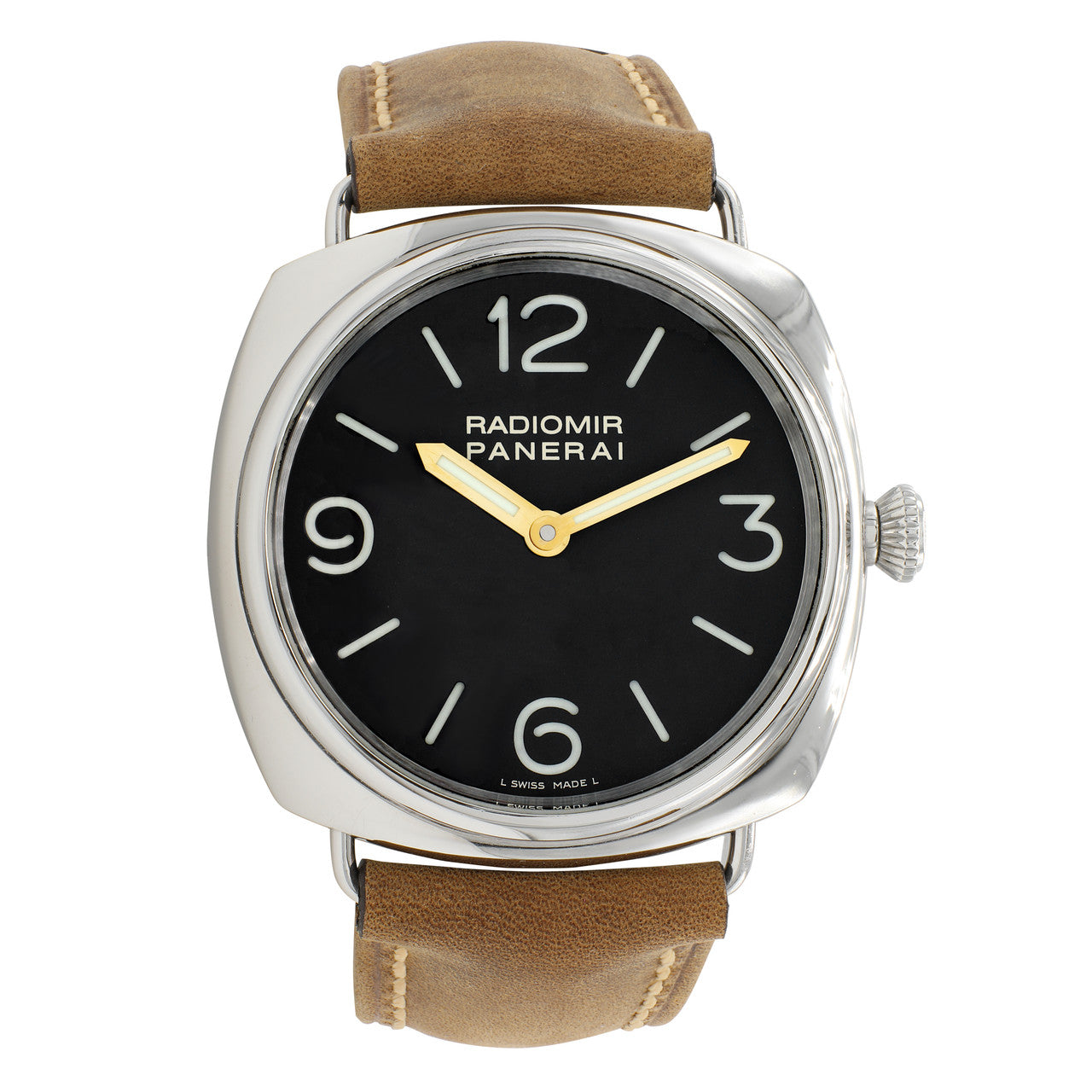 Exclusive Panerai Stainless Steel Radiomir 1938  PAM00232 — Front View