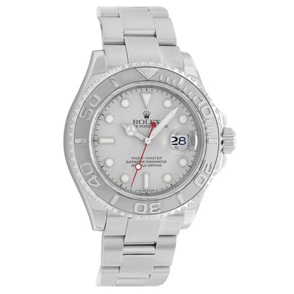 Exclusive Rolex Stainless Steel Yacht-Master 40 16622 — Front View