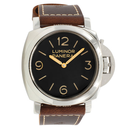 Exclusive Panerai Stainless Steel Luminor 1950 PAM00372 — Front View