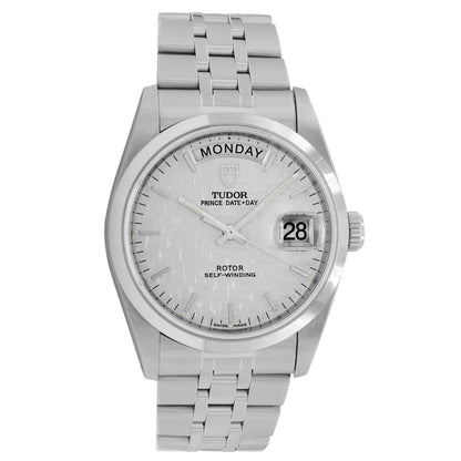 Exclusive Tudor Stainless Steel Prince Day Date 76200 — Front View