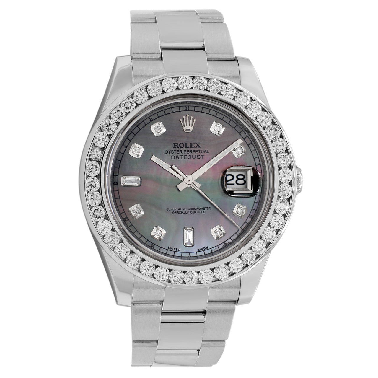 Exclusive Rolex Stainless Steel Datejust II  116300 — Front View