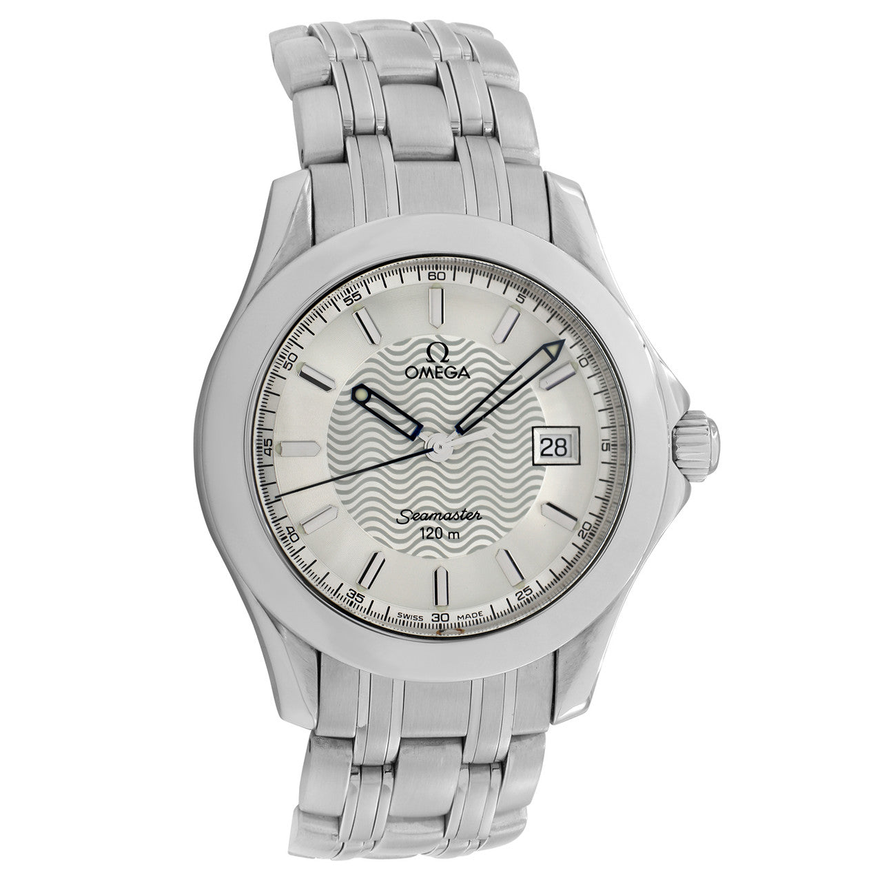 Exclusive Omega Stainless Steel Quartz Seamaster 2511.31.00 — Front View