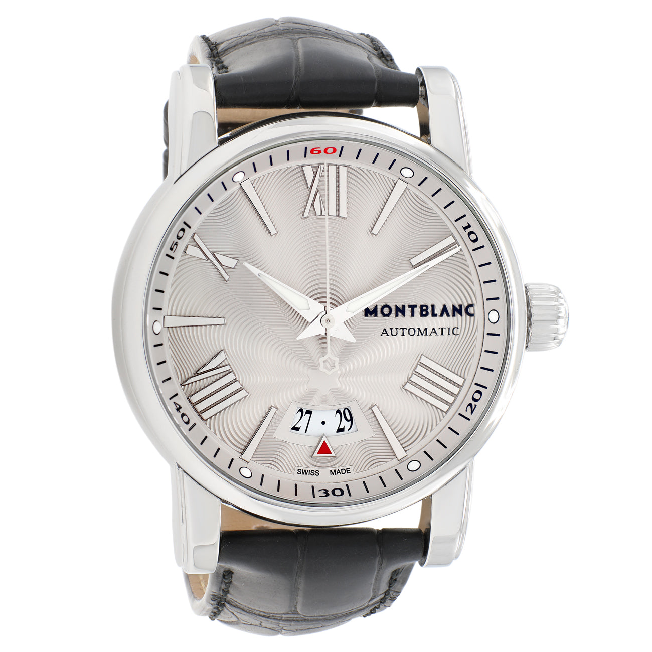 Exclusive Montblanc Stainless Steel Star Automatic 7102 — Front View