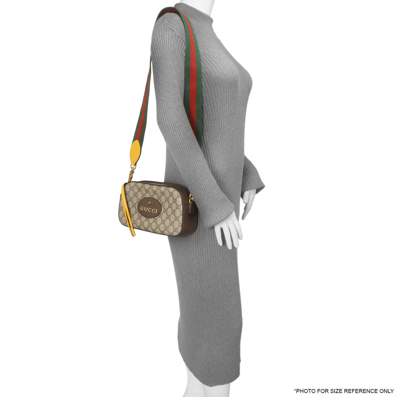 Exclusive Gucci GG Supreme Monogram Web Neo Vintage Shoulder Bag — Alternate View 7