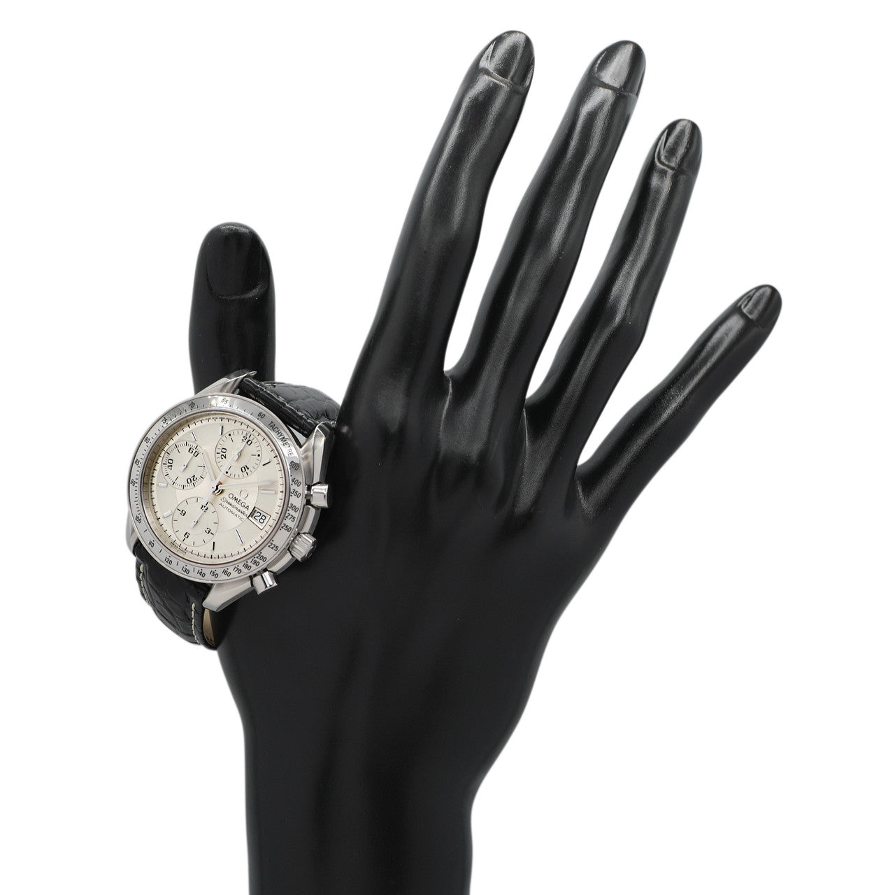 Exclusive Omega Stainless Steel Speedmaster Date  3513.30.00 — Detail View