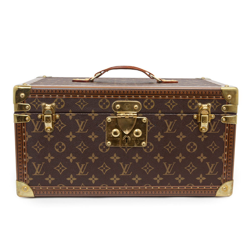 Exclusive Louis Vuitton Monogram Case With Mirror Vanity Trunk — Front View