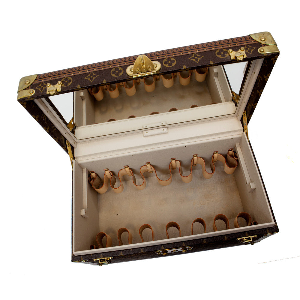 Exclusive Louis Vuitton Monogram Case With Mirror Vanity Trunk — Back View