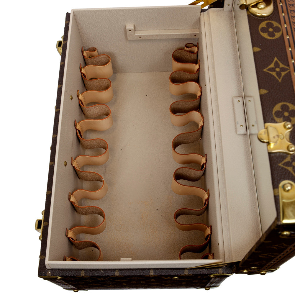 Exclusive Louis Vuitton Monogram Case With Mirror Vanity Trunk — Top View
