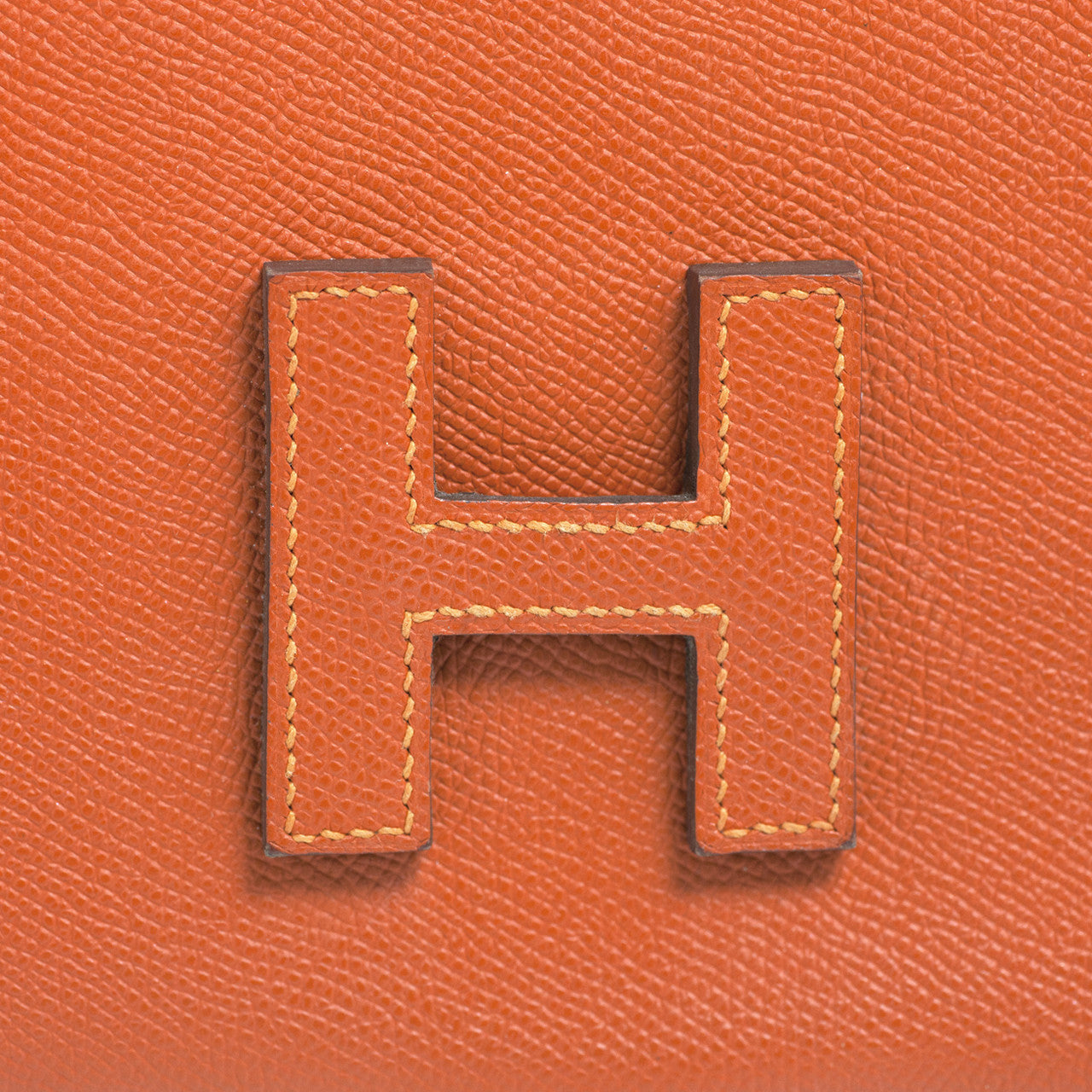 Exclusive Hermes Orange Epsom Jige Elan 29 Clutch — Alternate View 10