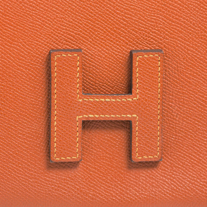 Exclusive Hermes Orange Epsom Jige Elan 29 Clutch — Alternate View 10