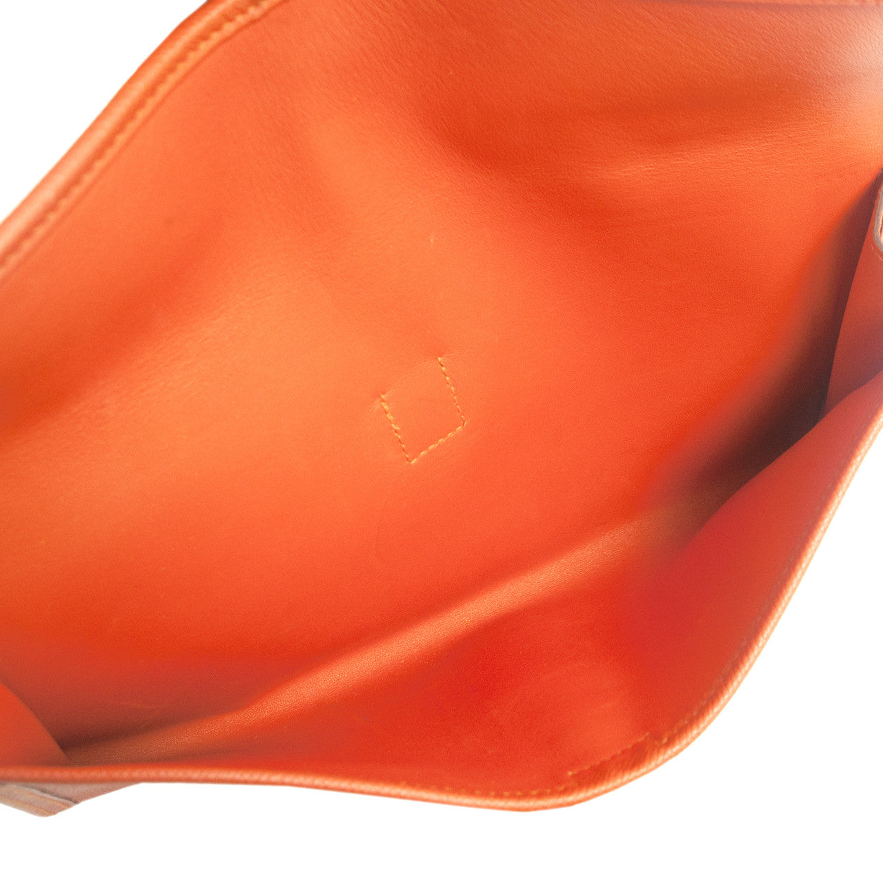Exclusive Hermes Orange Epsom Jige Elan 29 Clutch — Alternate View 8