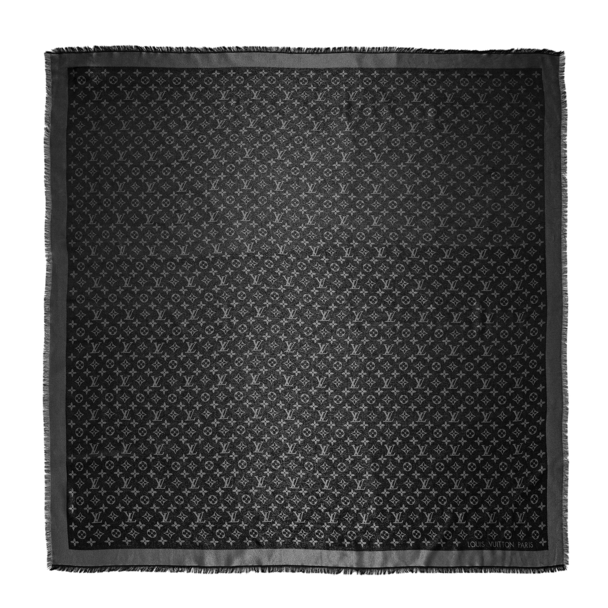 Exclusive Louis Vuitton Monogram Shine Shawl — Side View