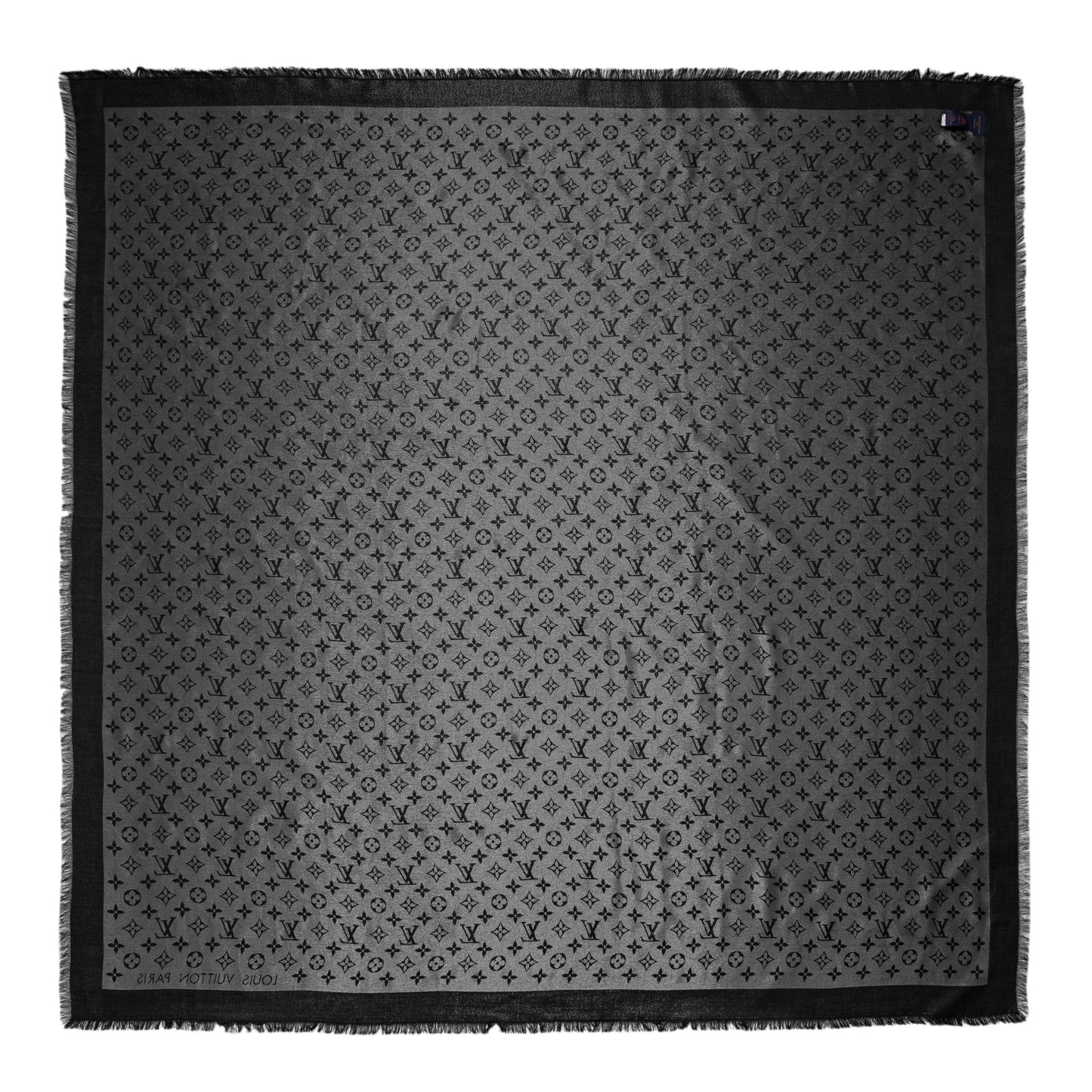 Exclusive Louis Vuitton Monogram Shine Shawl — Back View