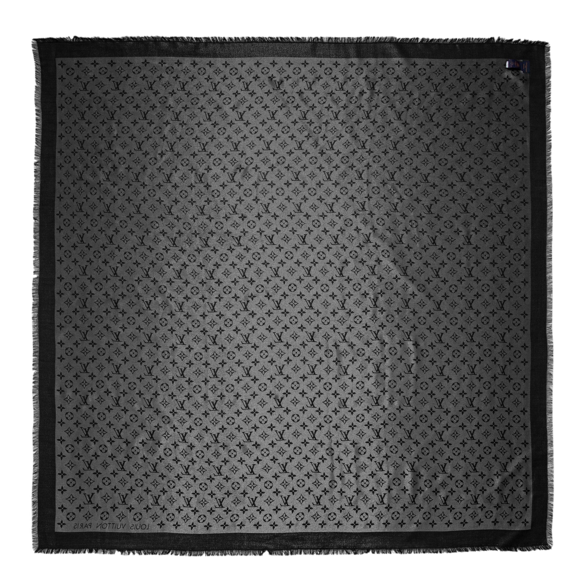 Exclusive Louis Vuitton Monogram Shine Shawl — Back View
