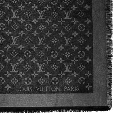 Exclusive Louis Vuitton Monogram Shine Shawl — Top View