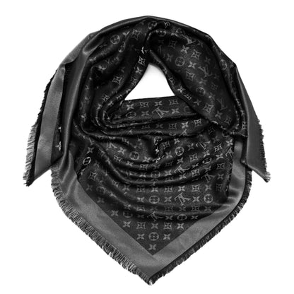Exclusive Louis Vuitton Monogram Shine Shawl — Front View