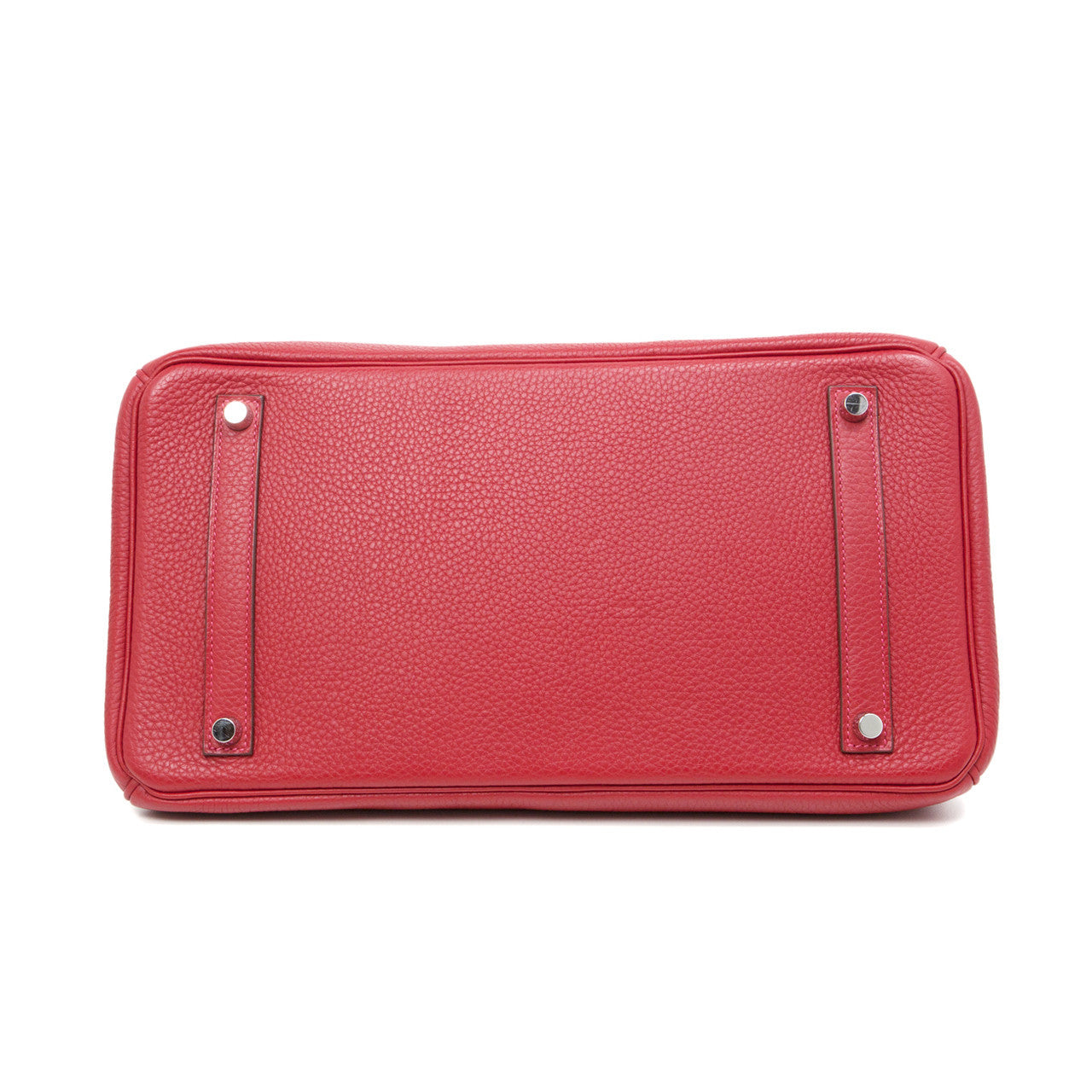 Exclusive Hermes Rouge Togo Birkin 35 — Back View