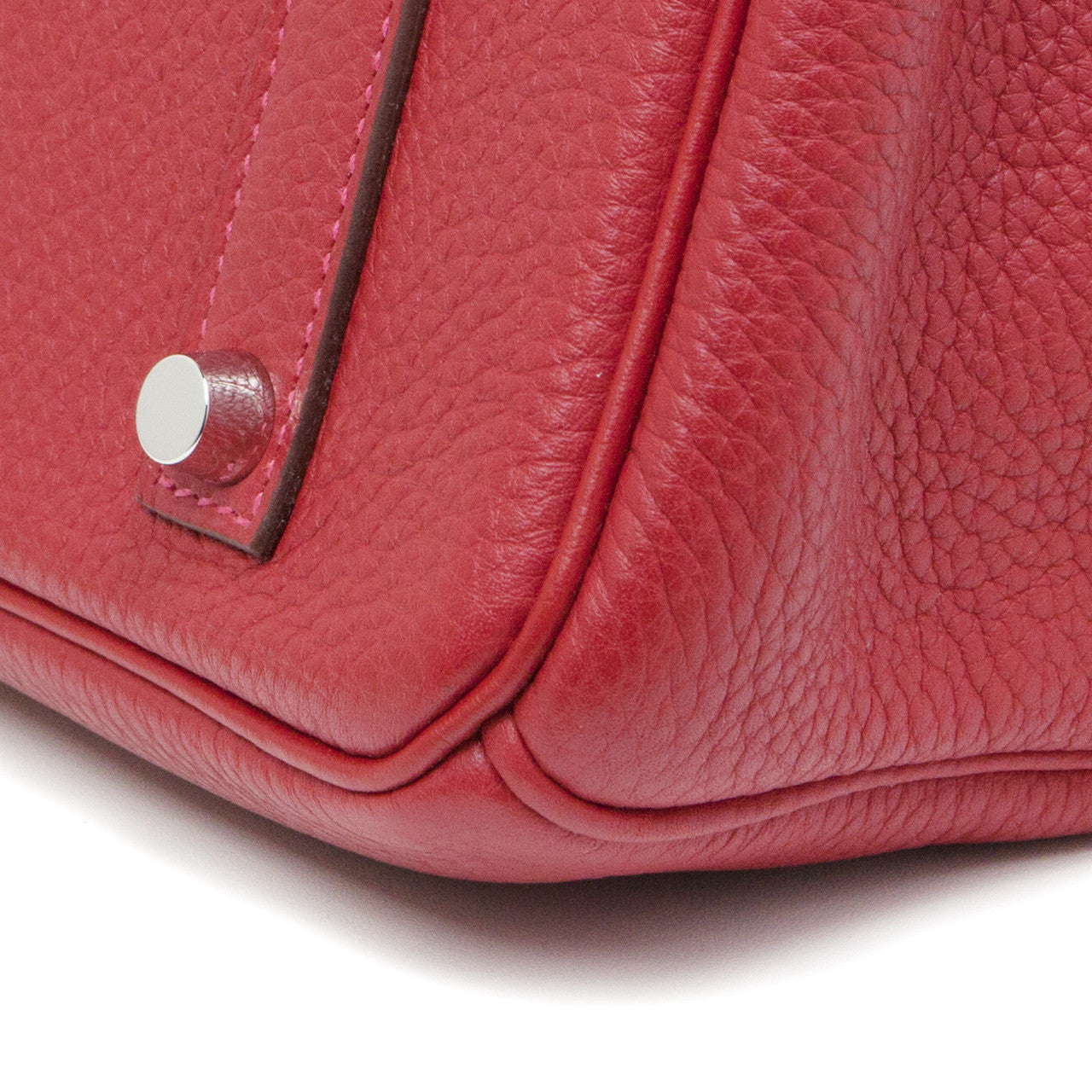Exclusive Hermes Rouge Togo Birkin 35 — Top View