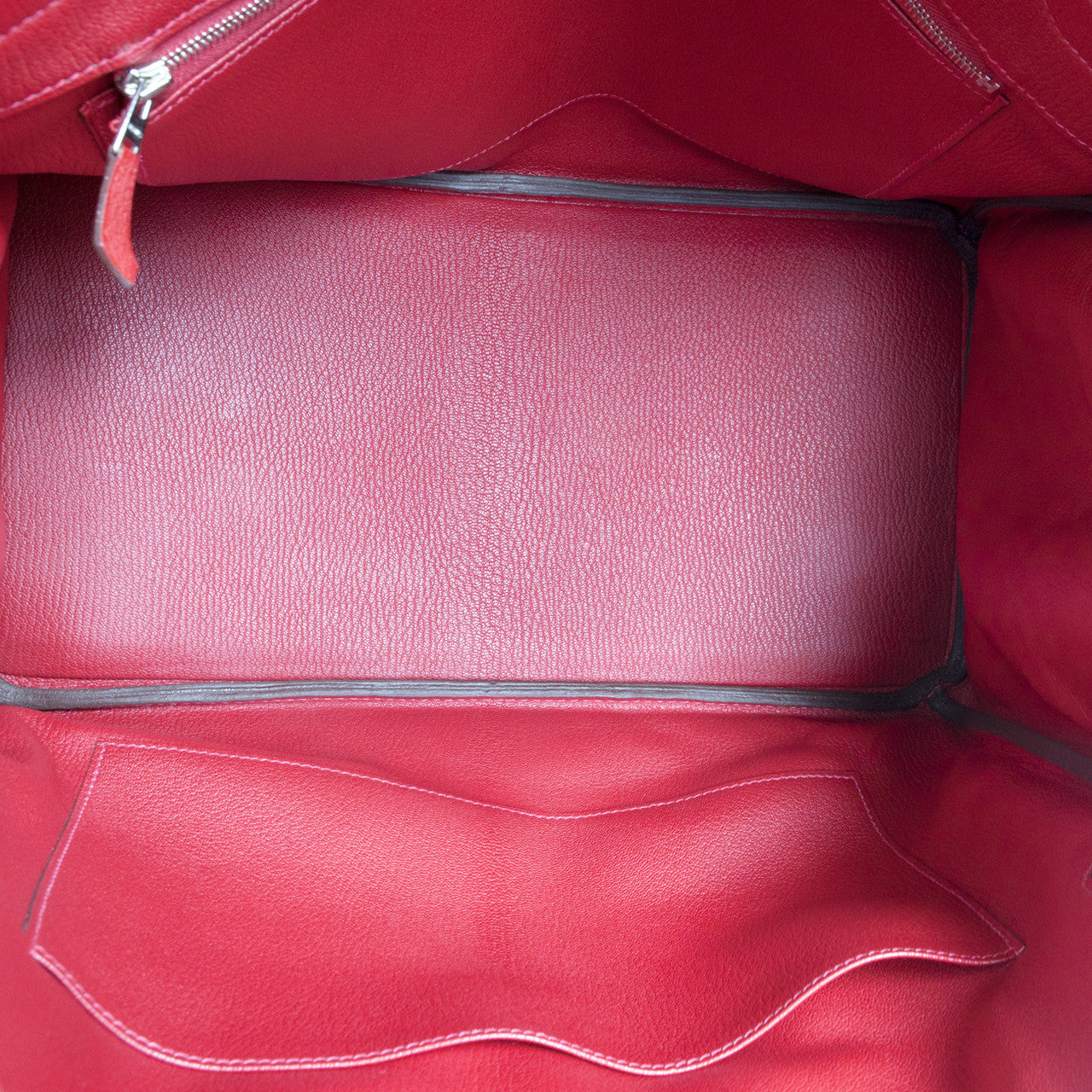 Exclusive Hermes Rouge Togo Birkin 35 — Lifestyle View